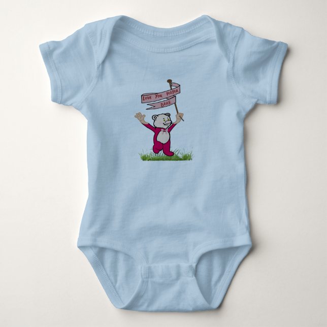 Body Je t'aime Mama Bear (Devant)