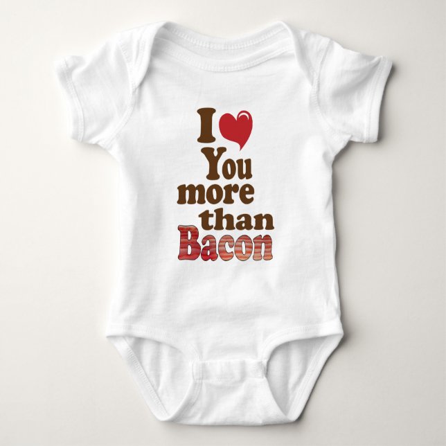 Body Je t'aime plus que le bacon (Devant)