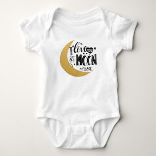 Body Je t'aime sur la lune et le dos