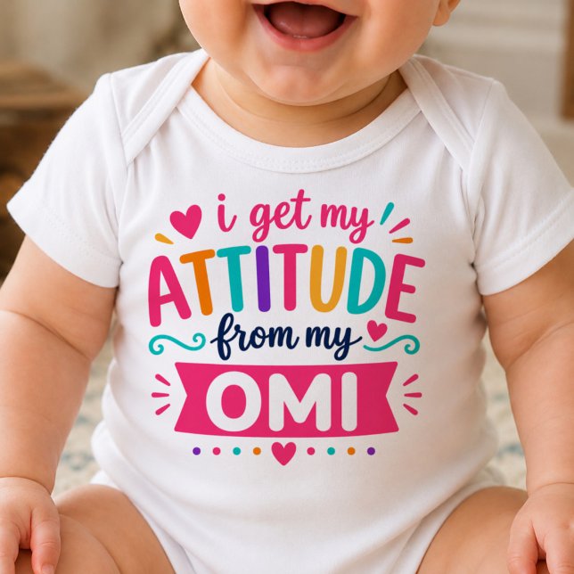 Body Je Tiens Mon Attitude De Mon Omi Bodysuit (Créateur téléchargé)