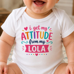 Body Je Tire Mon Attitude De Ma Lola Bodysuit