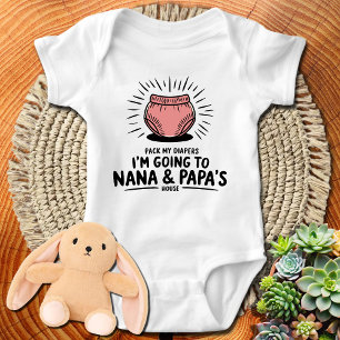 Body Je vais chez Nana et Papa, grand-père drôle
