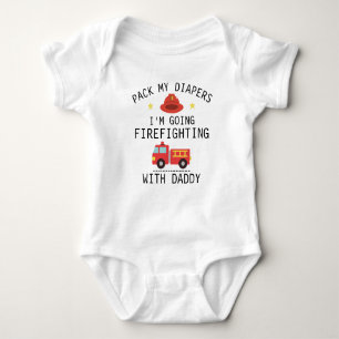 Body Je vais combattre les incendies avec papa   Sapeur