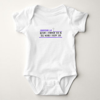 Body Jérémie 1:5 Chrétienne Bodysuit Baby Bodysuit One