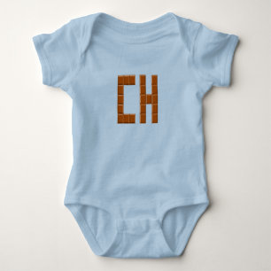 Body jersey bleu clair CHOCOLAT SUISSE