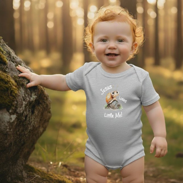 Body Jésus aime le petit moi joli garçon fille escargot (Créateur téléchargé)