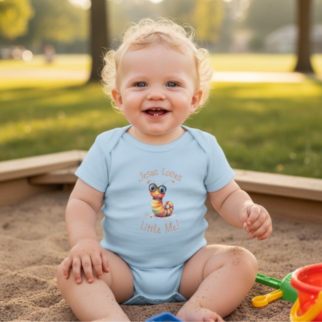 Body Jésus Aime Petit Moi Mignon Garçon Fille Chenille (Créateur téléchargé)