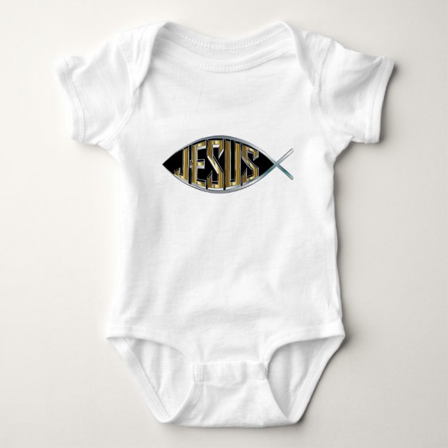 Body Jésus dans un symbole de poisson (Devant)