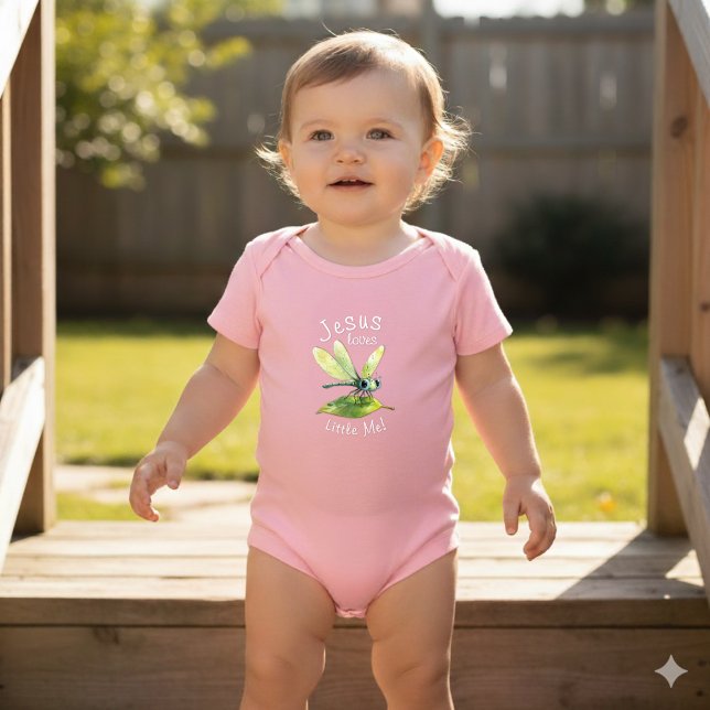 Body Jésus mignon aime petite fille au libellule garçon (Créateur téléchargé)