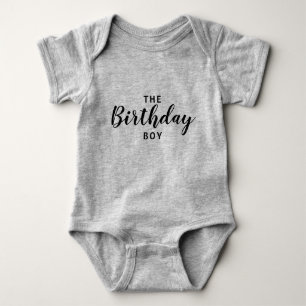 Body JEUNES D'ANNIVERSAIRE Chevêche de corps pour béb