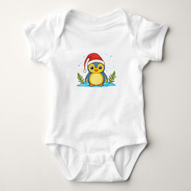 Body Joie de pingouin de vacances  (Devant)