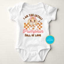 Joli bébé Super Citrouille Halloween Baby Bodysuit