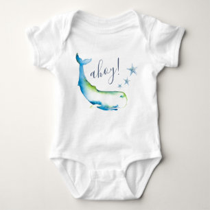 Body Joli Blue Whale Beach Garçon bébé