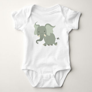 Body Joli Cartoon Eléphant Baby Apparel