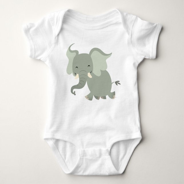Body Joli Cartoon Eléphant Baby Apparel (Devant)