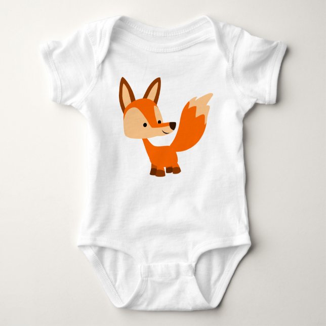 Body Joli Cartoon Fox Baby Bodysuit (Devant)