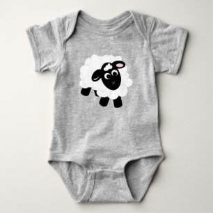 Body Joli Cartoon mouton gris