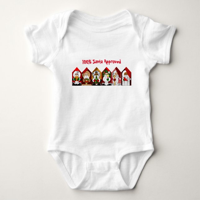 Body Joli Cartoon Père Noël Noël (Devant)
