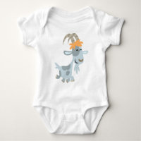 Joli Cool Cartoon Chèvre Vêtements bébé