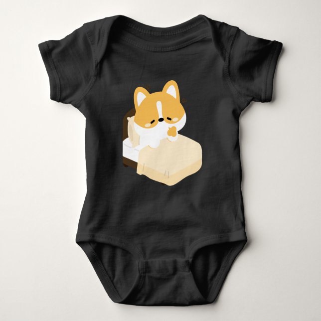 Body Joli Corgi Fatigué (Devant)