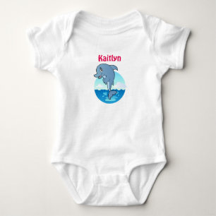 Body Joli dauphin Baby Jersey Bodysuit
