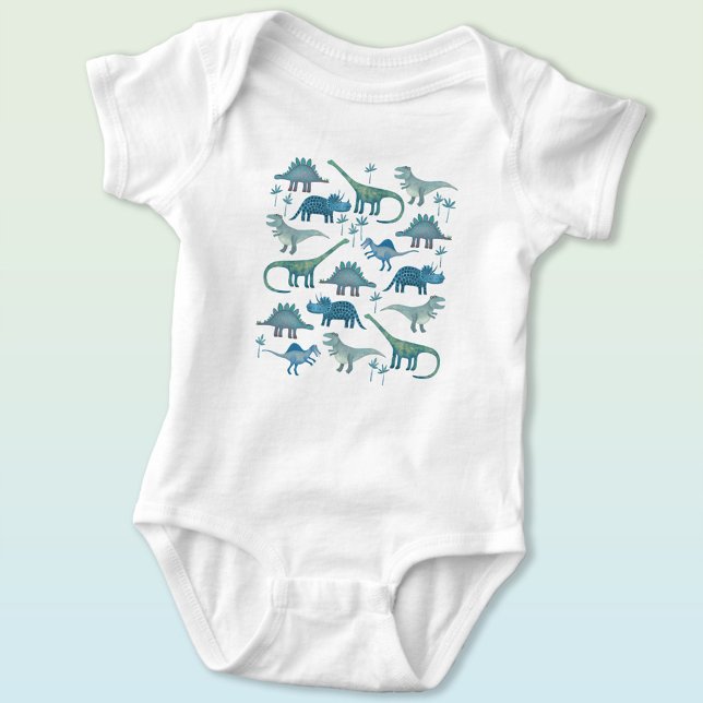 Body Joli Dinosaure (Fun dinosaur  baby bodysuit)