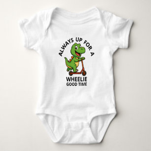 Body Joli Dinosaure Vert 