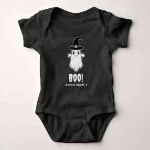 Body Joli Fantôme avec Casquette sorcier Mon 1er Hallow