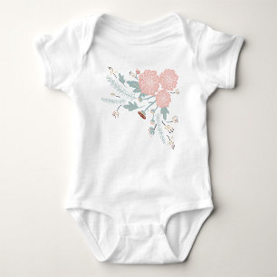 Body Joli floral rose crème bleu