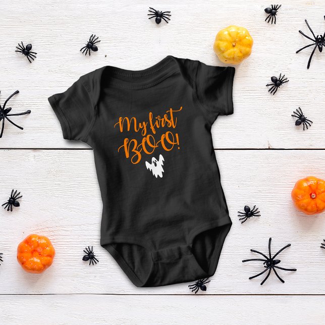 Body Joli Halloween Mon Premier Boo Fantôme (Cute Halloween My First Boo Ghost Baby Bodysuit)