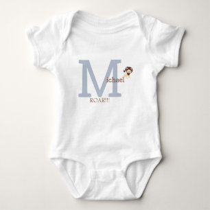 Body Joli Monogram Lion Baby Boy Bodysuit