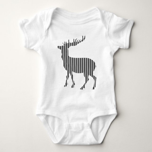 Body Joli motif de cerfs (Devant)