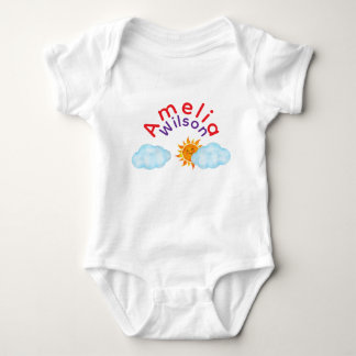 Body Joli Nom Arc-en-ciel Soleil Nuage