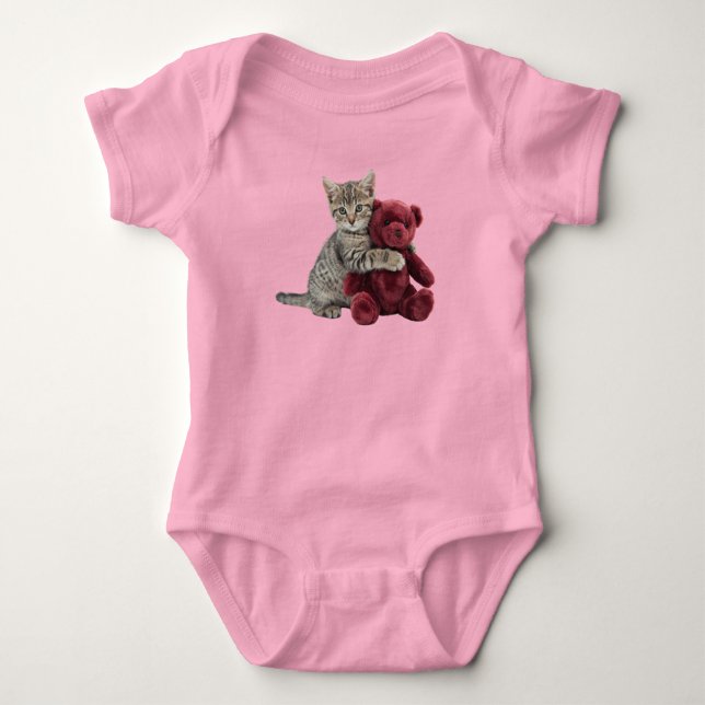 Body Joli Ours en Peluche Tabby (Devant)