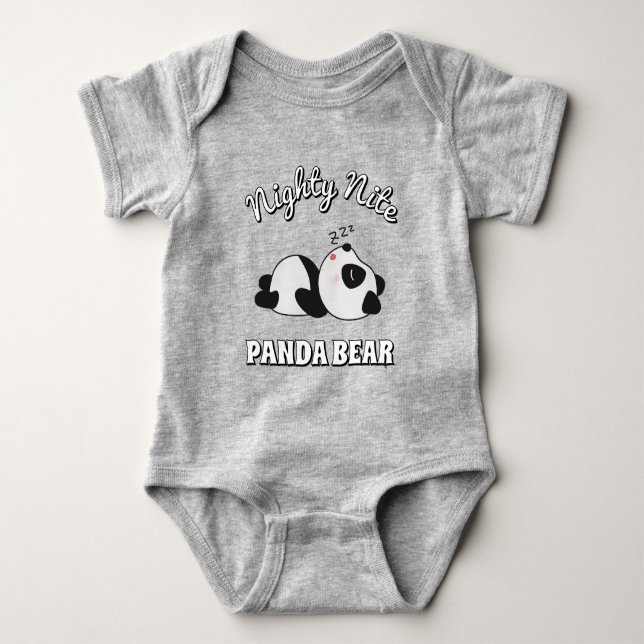 Body Joli Ours Panda Endormi  (Devant)