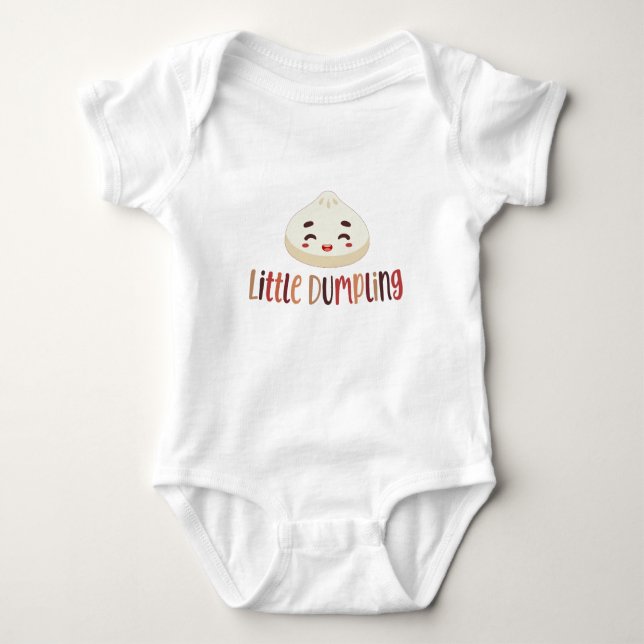 Body Joli Petit Dumpling, Baby shower Drôle (Devant)