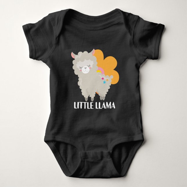 Body Joli petit lama bébé unisex bodysuit (Devant)
