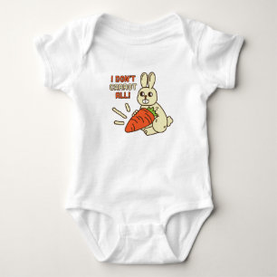 Body Joli Petit Lapin Tenant Sa Carotte