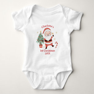 Body Joli sapin de Noël bonbons Père Noël premier 1er N