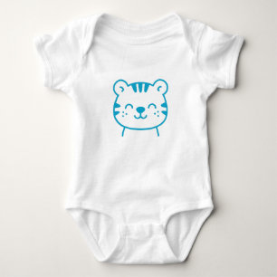 Body Joli Tigre Bleu Boy Boy Bodysuit