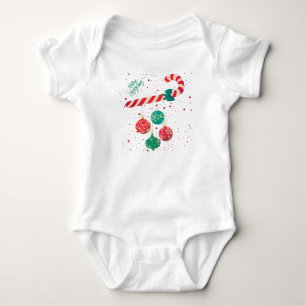 Body Jolie Canne en Bonbons et Ornements de Noël Vacanc