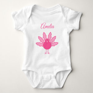Body Jolie fille rose Thanksgiving Turquie Custom