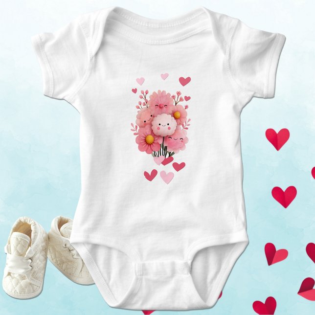 Body Jolie fleur Kawaii avec des cœurs (Créateur téléchargé)