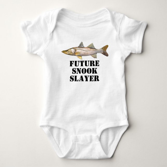 Body Jolie Futur Snook Slayer Pêche Baby Shirt (Devant)