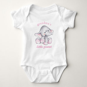 Body Jolie petite fille Elephant Petit Peanut Bodysuit