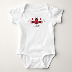 Body Jolie Red Ladybug nouveau-né bébé fille