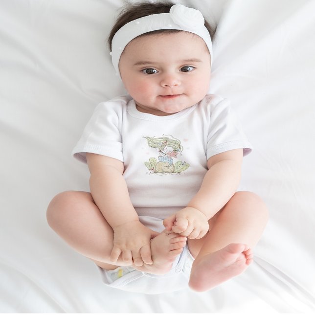 Body Jolie sirène (Cute Mermaid Baby Bodysuit)