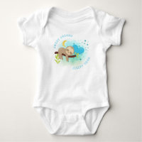 Jolie Sloth Sweet Dreams Tête Sleepy Nouveau-né Ga