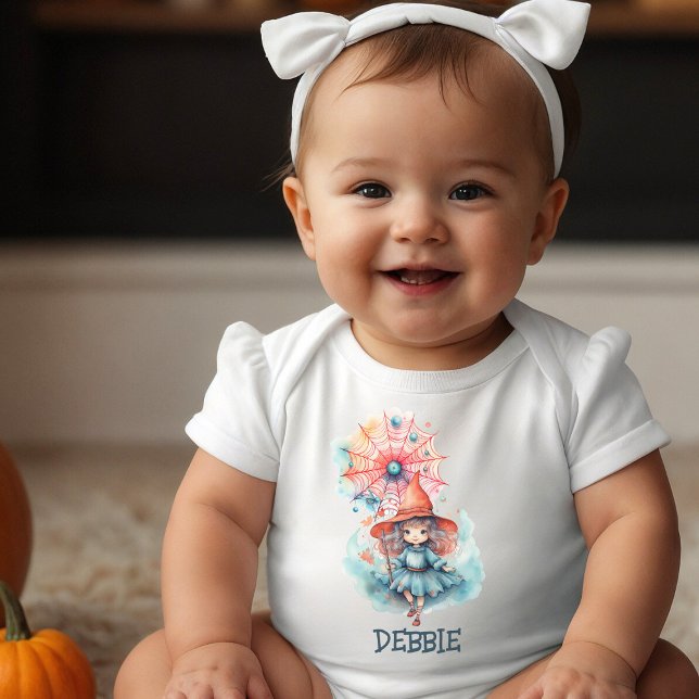 Body Jolie Sorcière Pastel Rose Féminin Aquarelle Hallo (Créateur téléchargé)