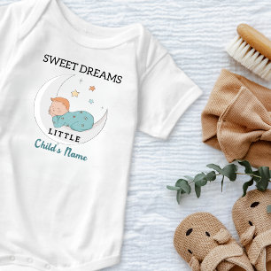 Body Jolie Sweet Dreams Petit Bébé Garçon Personnalisé